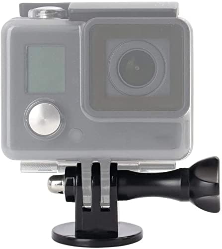 Image of 1 /4 Inch Tripod Screw Adapter with Tripod Base Mount for Gopro, DJI Action 5 Pro /4 /3, Insta360 & Other Action Cameras