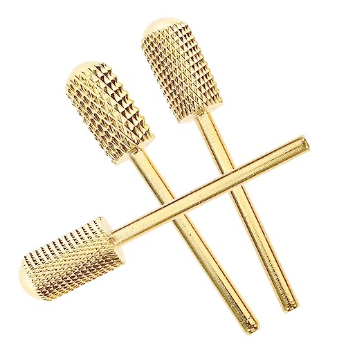 Forets à ongles en carbure lot de 3 embouts de meulage pour manucure