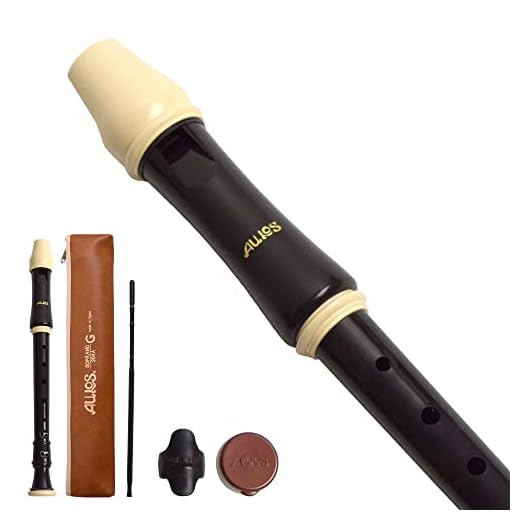 Aulos 204A - Flauta, plástico, 3 piezas