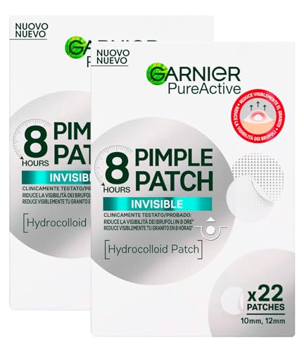 Patch Bouton Garnier Pimple Patch Pure Active 44x Invisible 8 Heures