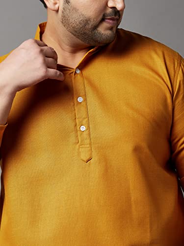 Image of Bigbanana Plus Size Men Regular Fit Kurta