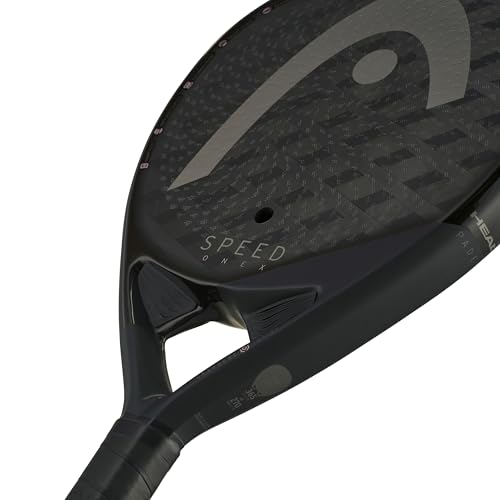 Image of HEAD Speed One X 2025 Padel Racquet | Auxetic 2.0, Graphene Inside, Power Foam, Smart Bridge Soft Butt Cap 2.0 Technology | Extreme Spin | 2D Carbon HS | Premium Design | Damp Plus Technology