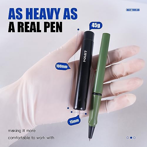 Mast Tour Air Tattoo Machine pen Rotary Tattoo Gun Coreless Motor with 2.3mm stroke length for lips eyebrow eyeliner, lips - Image 4
