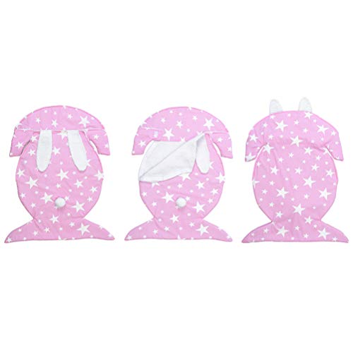 TOYANDONA 1 pç Saco de dormir para bebês em forma de coelho, saco de dormir de pelúcia respirável pa