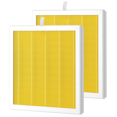 Image of 2 Pack G3 Pet Care Filters For AMEIFU G3 & VEWIOR A3 Air Purifier, Yellow