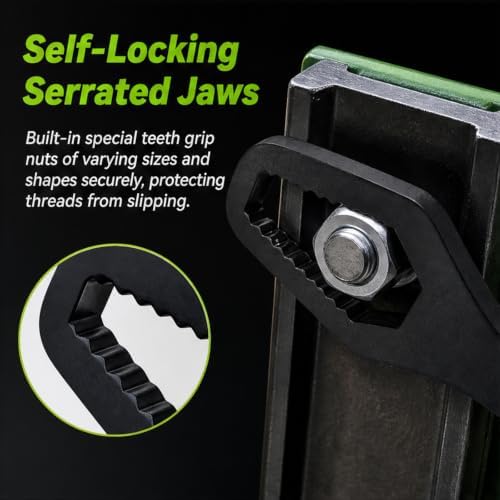 5PCS Double Ended Self Adjusting Wrench,Universal Wrench for 1/8"-1" Nuts — 사진 3