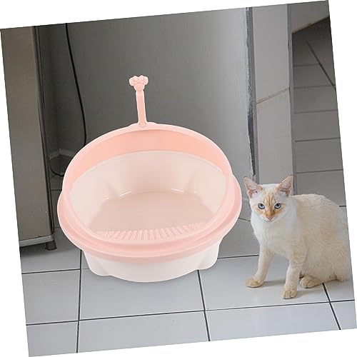 Beavorty 1 Conjunto De Caixas De Areia Para Gatos Suprimentos Para Gatos Panela De Areia Para Gatinh