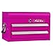 The Original Pink Box PB218MC 18-Inch 2-Drawer 18G Steel Mini Storage Chest w/ Lid Compartment, Pink