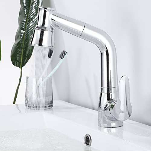 Mitigeur de lavabo à douchette pour en finir avec les éclaboussures - 4