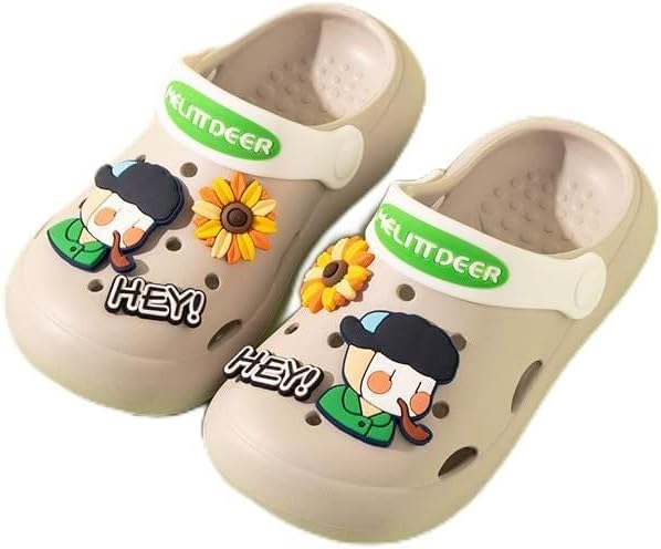 Generic Toddler Kids Mules Boys Girls Cute Garden Water Clogs Sandals Slip On Shoes Slipper Slides Lightweight Outdoor Summer Children Beach Pool Shoes for Baby Little Kids89 Multi