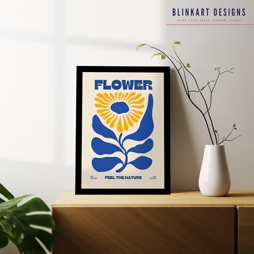 Image of BLINKART Trendy Abstract Wall Art Painting Print Design | Aesthetic Wall Decor Photo Artwork Frame Decoration Hanging For Home Bedroom Living Room Office Wall Decor | T083 | 13x10 Inches