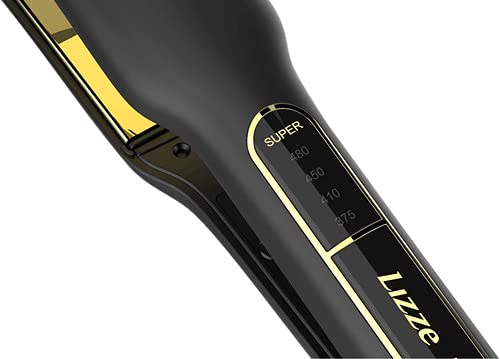 Prancha Profissional Lizze Linha Supreme Alisa e Modela Mais Rápido 480ºF Revestida em Titânio 40mm