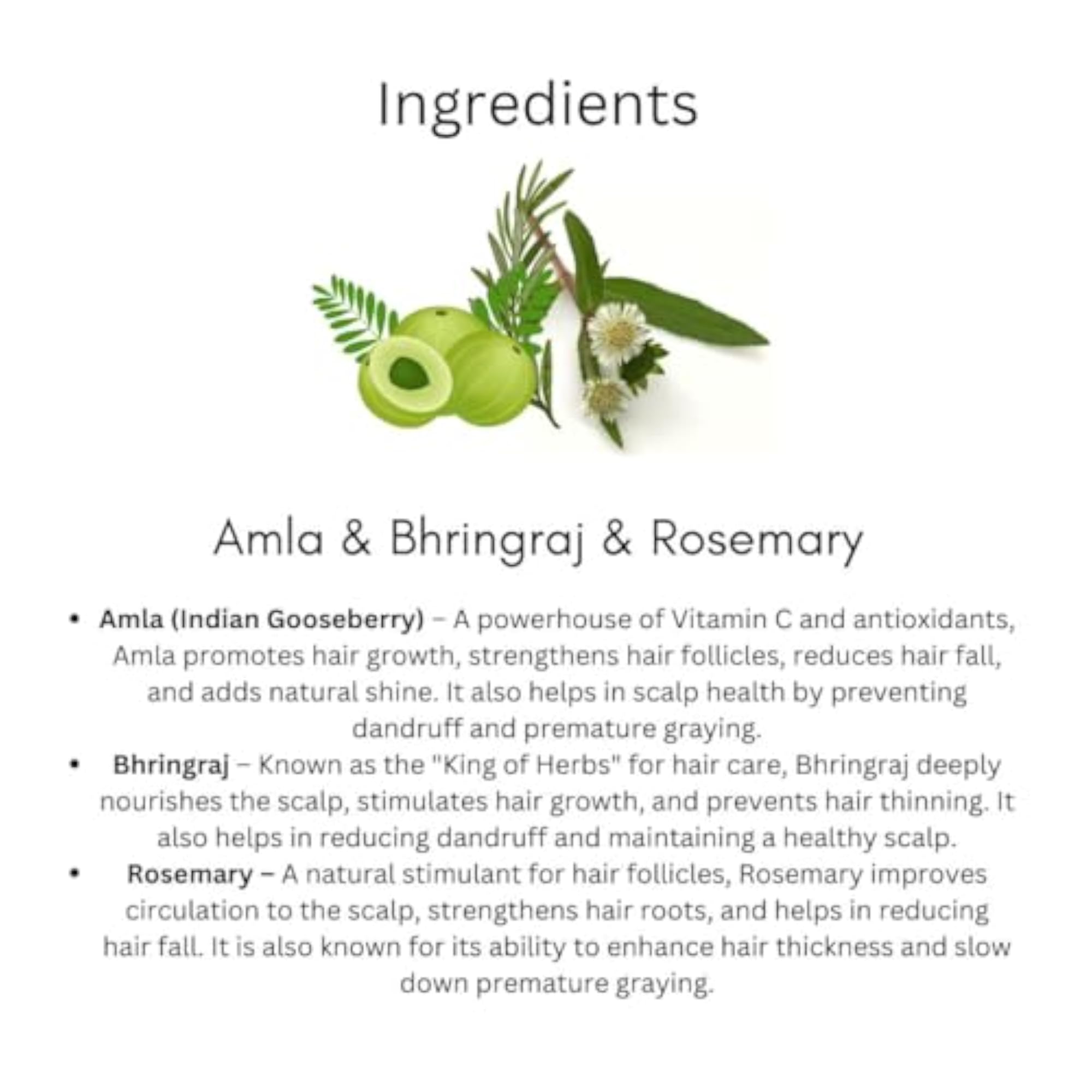 Khadi Amla Bhringraj & Rosemary Shampoo, 200ml
