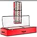 Premium Underbed Christmas Gift Wrap Storage Bag - 360 Swivel Hook for Hanging GiftWrap Organizer, Side Pockets for Holiday Wrapping Paper Storage Ribbons Bows Etc Fits upto 20 Standard Rolls 40" Long