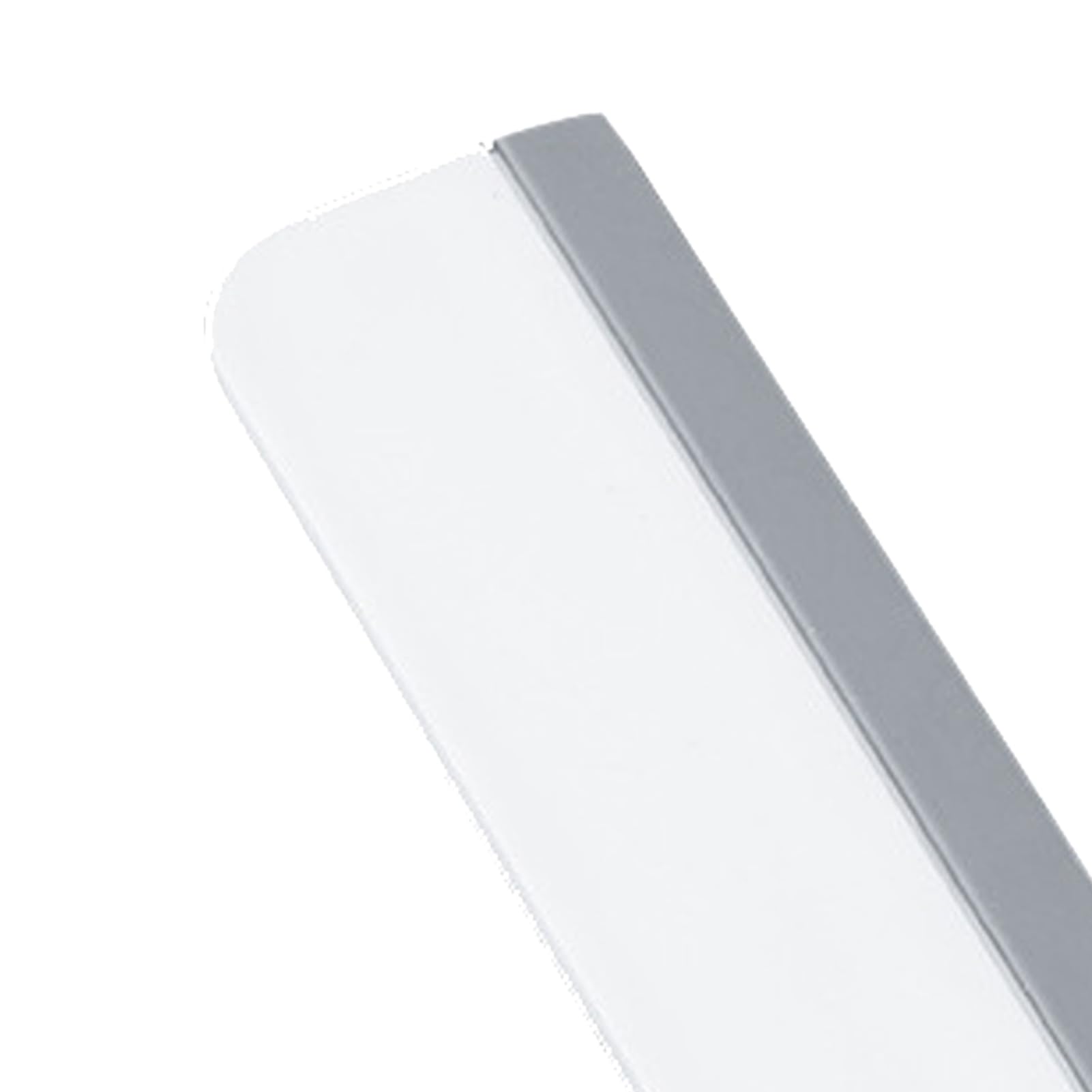 Topyond Silicone Squeegee, Small Portable Bathroom Accessories Water Blade for Cleaning Bathroom Shower Mirror Glass, Kitchen Countertop Sink, Car Windows Wiper Scraper Gray (White Gray)