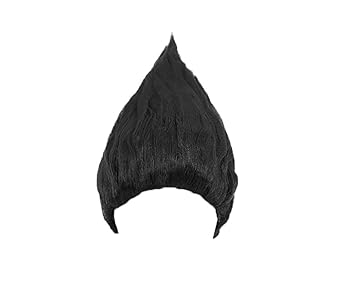 black troll wig