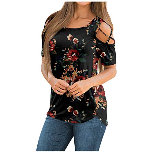 Women s Casual Round Neck Basic Pleated Top Cap Sleeve Curved Keyhole Back Chiffon Blouse Women s Casual Cute Shirts Leopard Print Tops Basic Summer Short Sleeve Fashion Soft Blouse