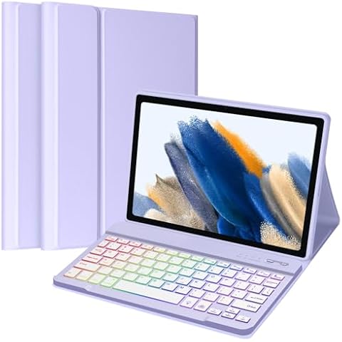 TaIYanG Backlit Keyboard Case for Galaxy Tab A8 Cover