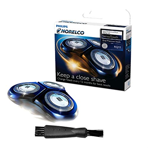 Philips Norelco RQ11 Replacement Heads with Shaver Aid Brush - Bundle Philips Norelco RQ11 Replacement Heads with Shaver Aid Brush - Bundle