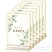 YOAEAILY Acrylic Sign Holder 8.5X11 Gold Frames Double-Sided Gold Picture Frames for Flyer Holder Menu Holder Wedding Table Number Holder Christmas Photo Frame with Removable Sticky Dots -6 Pack
