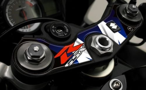 labelbike - 3D Gel Resin Stickers Kit Decorations and Protections Tank, Tank Cap and Steering Fork Plate Motorcycle Compatible with Suzuki GSX-R 600-750 2006-2016 and GSX-R 1000 2007-2008