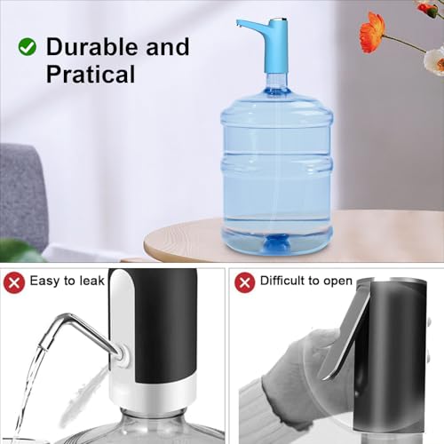 Pompe à eau quantitative 600ml pour camping et maison distributeur de bouteille USB portable