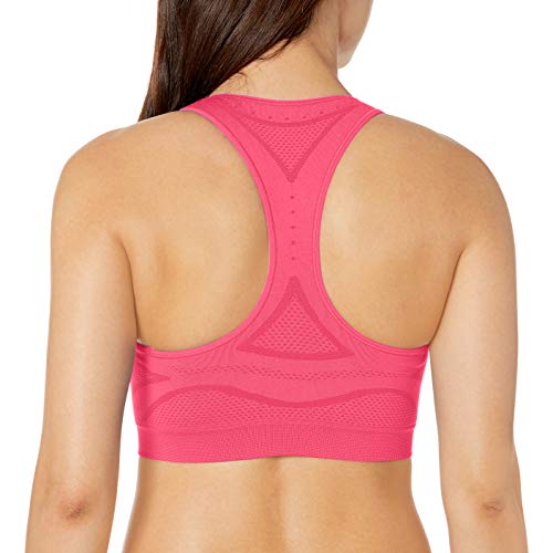 Hanes Seamless Racerback Moderate-Support Sports Bra With Cooldri Moisture-Wicking #TOP2