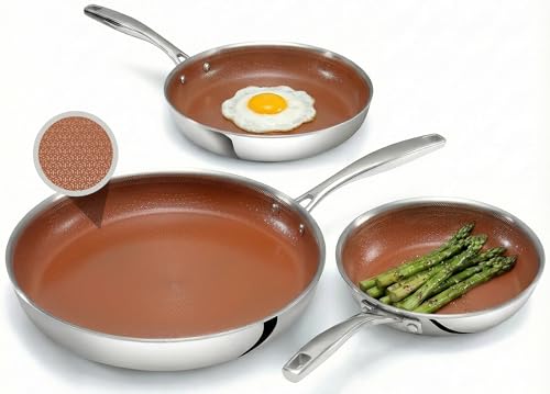 Gotham Steel Hybrid Stainless Steel Set