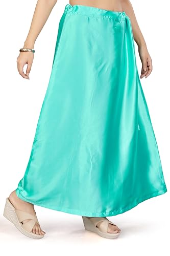 Image of Madhu Fashion Women's Satin Saree Petticoat Saree Underskirt