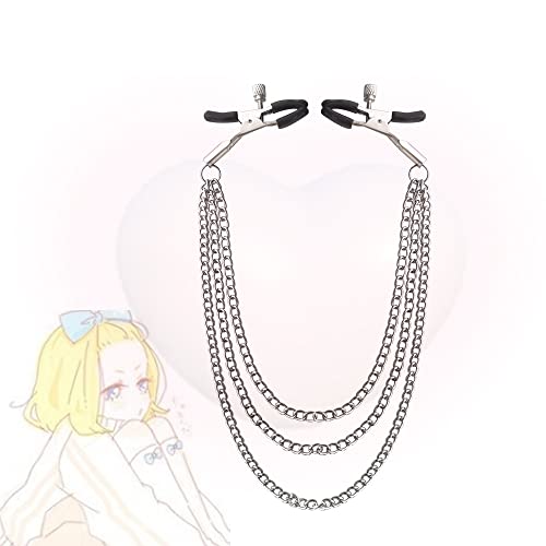 XaiYimee avec Trois chaînes de Clip Heureux Clip de Poitrine réglable, adapté aux Femmes ou aux Couples Cover