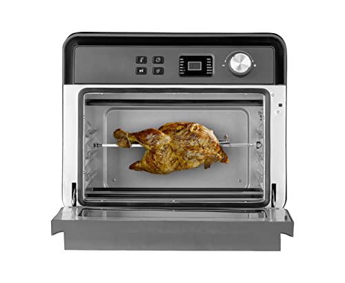 CASO AirFry Chef 1700 - Design Heissluftfritteuse, Testurteil: Sehr Gut, direkt startbereit ohne Aufheizen, 3 Einschubebenen, Temperaturbereich 40 °C bis 230 °C (5°C Schritten), Timer, 1700 Watt – Bild 3