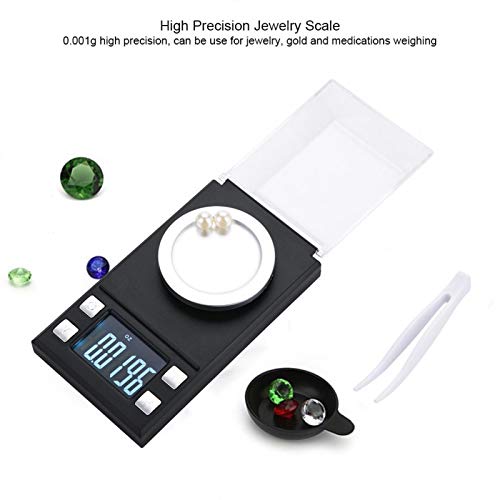 Báscula digital de bolsillo 0.001g x 50g para joyería miniatura 2