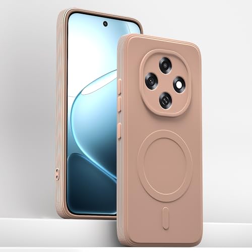 Image of Pikkme Back Cover for Oppo F31 Pro 5G Soft Matte Silicone Mag-Safe Design (Mag-Safe Not Support) Camera Protection | Slim Fit Bumper Cover (Face)