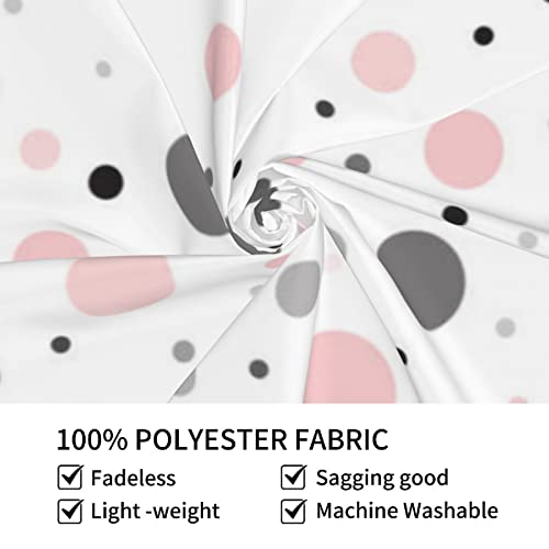 Vucemi Pink Gray White Modern Polka Dot Pattern Printed Tapestry Aesthetic Tapestrys Wall Hanging Tapestries Home Decor For Living Room Bedroom Dorm - 90 X 60'' #TOP5