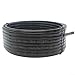 Self Regulating Heating Cable 220V for Pipe Freeze Protection and Roof Gutter Snow Melting, PTC Self-Limiting Heat Trace Tape 17W/m with PE Sheath, 50m Length（5m）