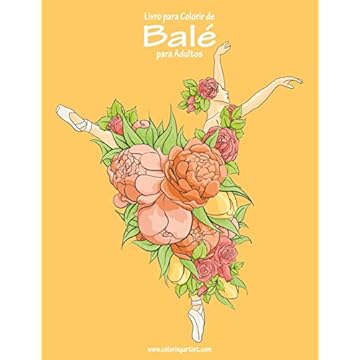 Capa do livro Livro para Colorir de Balé para Adultos