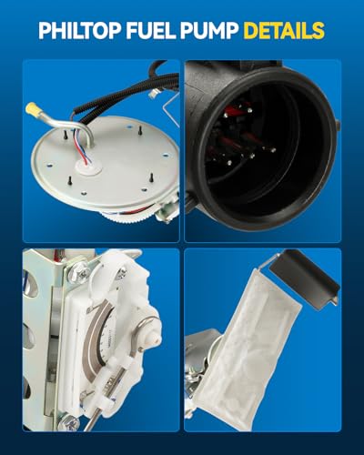 Image of PHILTOP Electric Fuel Pump Assembly P76025S, SP2336H