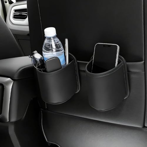 Portavasos para Toyota C-HR 2016-2023, cuero 2 piezas miniatura 5
