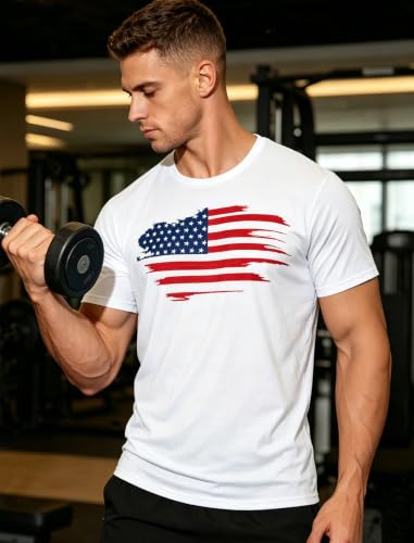 Image of APTRO Men's Workout Shirts Quick Dry Athletic Gym T-Shirts - Moisture Wicking Short Sleeve Performance Running Tees for Men