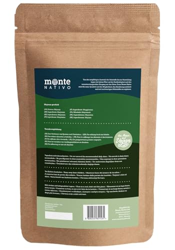 Majoran gerebelt Monte Nativo (250g) - Majoran Tee getrocknet - Marjoram - Schonend getrocknete und aromatische Gewürze ideal zum Kochen und Würzen - Intesives Aroma und Geschmack