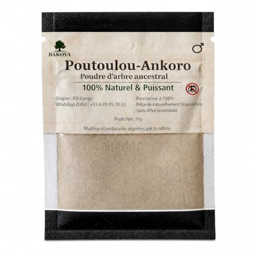 Poutoulou Ankoro – 100% Naturel – Retardatant naturel - Alternative Spray/Gel Chimique – qualité pure (sans mélange) - 7g