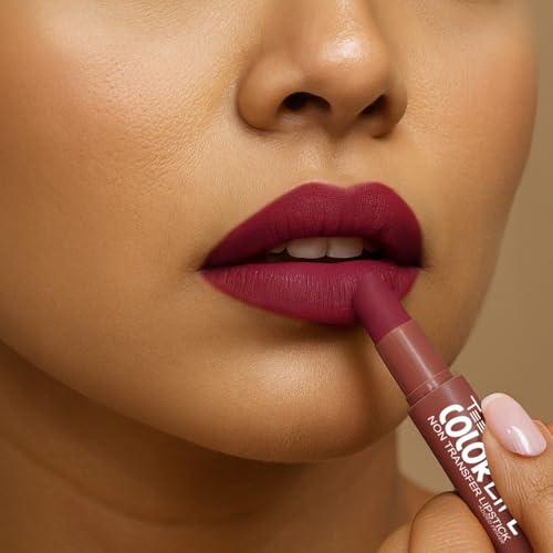 Image of TEEN TEEN Color Life Nontransfer Crayon Lipstick | Matte Finish with Built-in Primer | Waterproof & Long Lasting Lip Color | Smudge-Proof, Fade-Resistant Formula | Carnation, 2gm