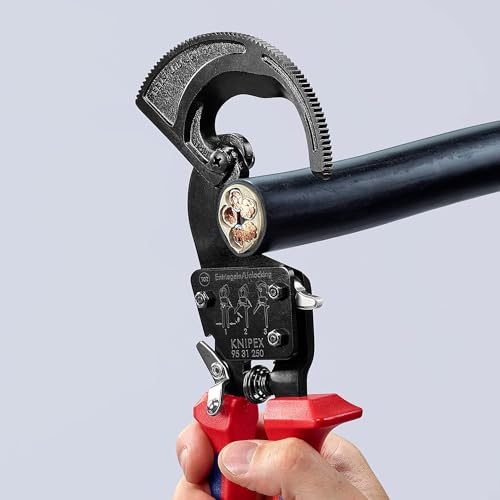 Knipex 9531250 250Mm Ratchet Cable Cutter - 4