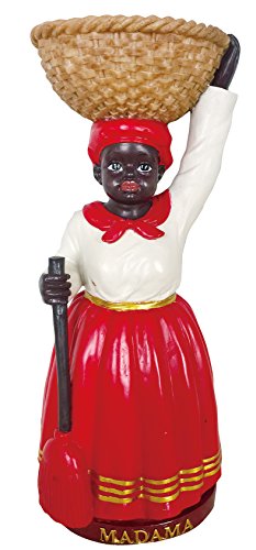 Estatua Santo Madama Orisha Madama 12 pulgadas Roja miniatura 2