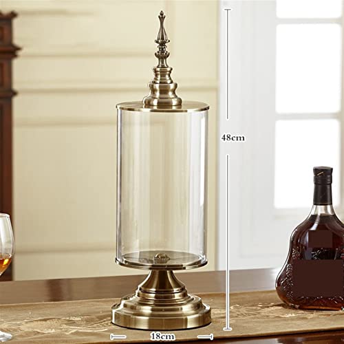 Vase de luxe en verre stable grand format pour éviter les chutes de bouquets