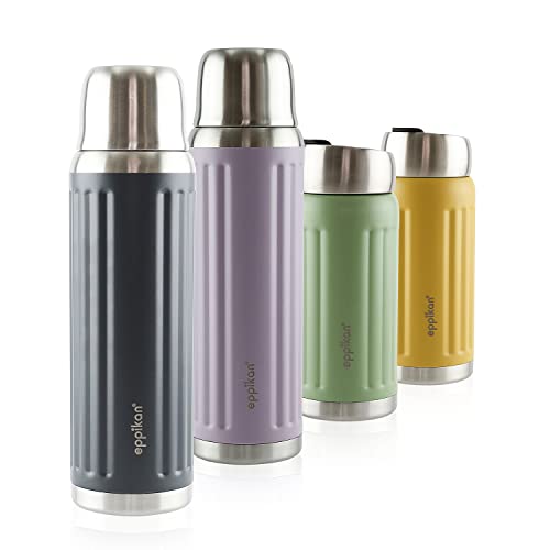 eppikan EppiGrand Stainless Steel Thermos Flask, Thermos Flask, Water Bottle, Insulated Flask, 750 ml