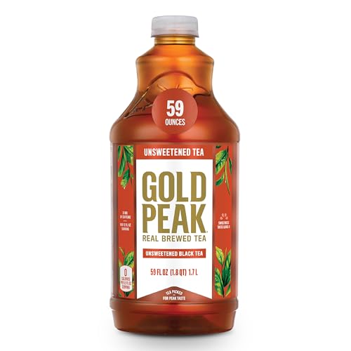 Gold Peak Unsweet Tea, Real Brewed Tea, 59 Fl Oz