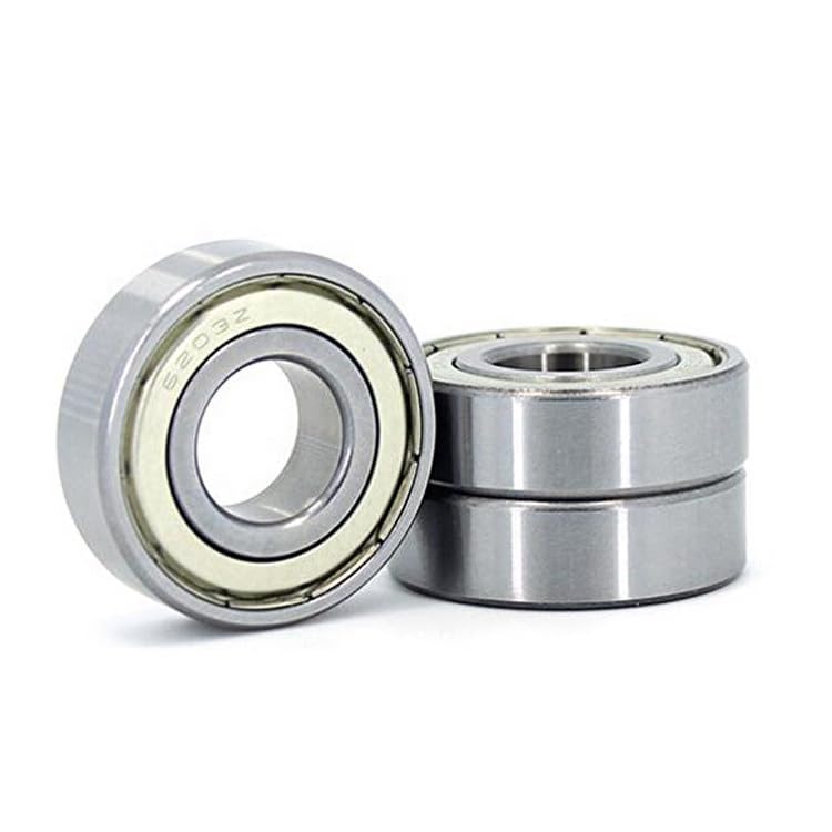 Roulement 6203zz anti-poussière étanche en acier chromé pour axe de roue