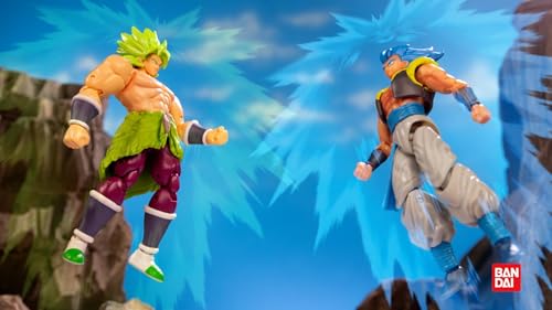 BANDAI - Dragon Ball Super - Figurine Dragon Stars 17 cm - Super Saiyan Blue Gogeta - Figurine d'action articulée - Licence Officielle Dragon Ball - Jouet Enfant 4 Ans et + - 36187