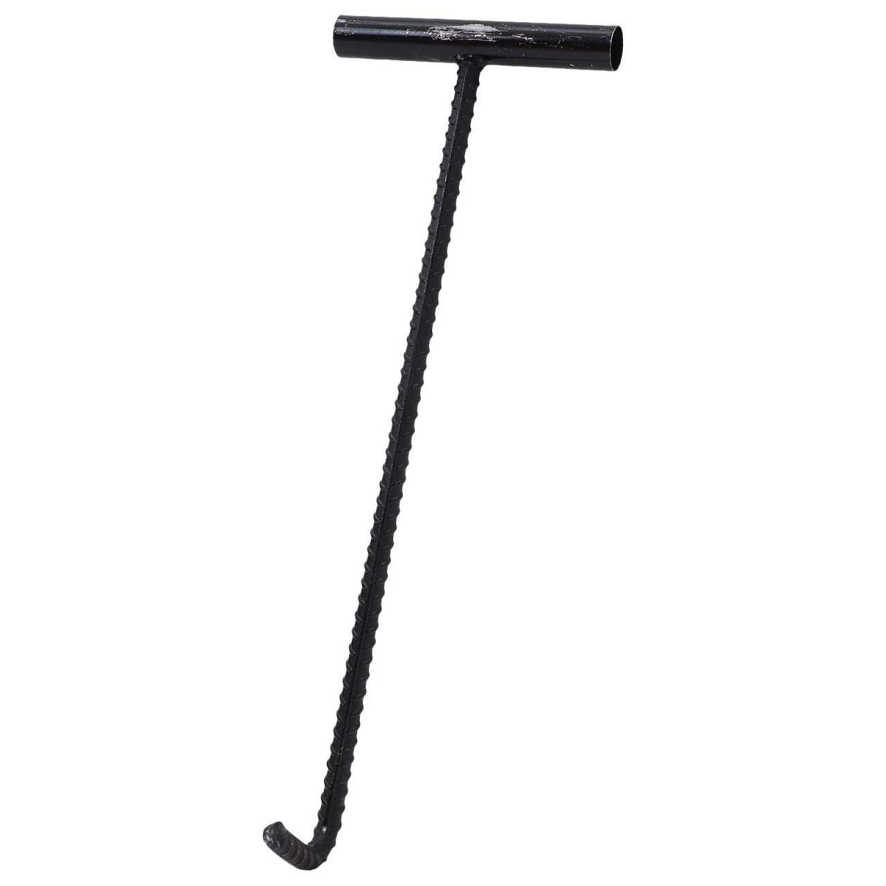 Gancho para tapas de alcantarilla en acero forjado con agarre ergonómico industrial